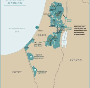Landkarte Friedensplan